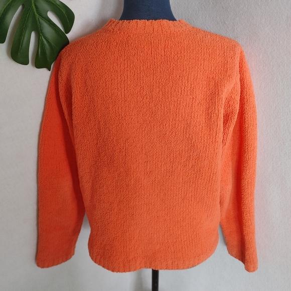 Oarsman 913 Orange Chunk Crewneck Sweater - Picture 6 of 7